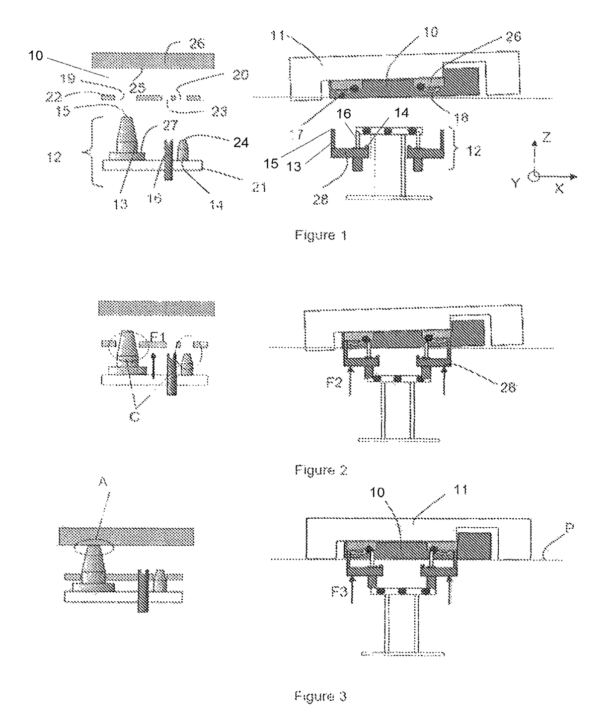 System for locking/unlocking an object on a structure having bearing and aligning elements built into the tools