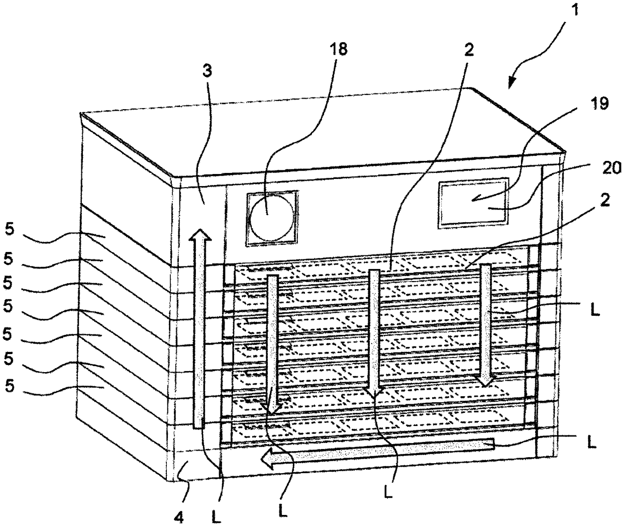 Modular blood product storage system for temperature-regulated storage of blood products