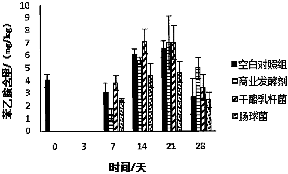 Use of enterococcus in preparing sausage, method for preparing sausage and sausage