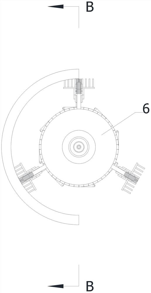 Sewage pipeline inner wall dirt cleaning device