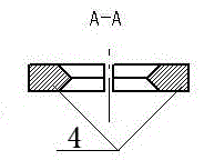 Coil outlet end transition connecting device of high-voltage current conversion transformer and manufacture method of coil outlet end transition connecting device