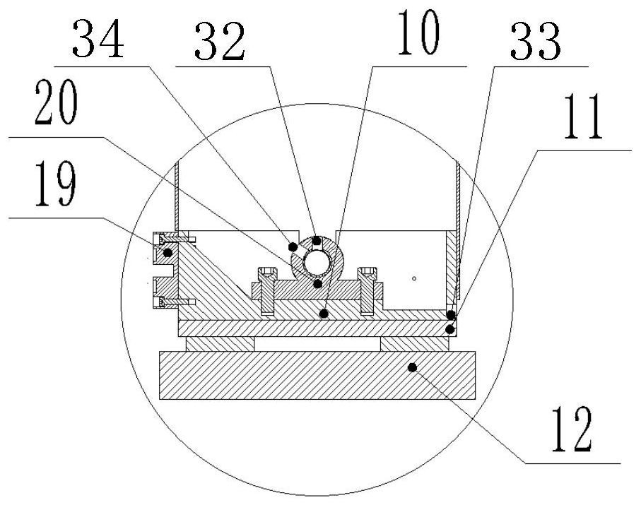 Double-span type dynamic pressure sliding bearing experiment table capable of applying dynamic load