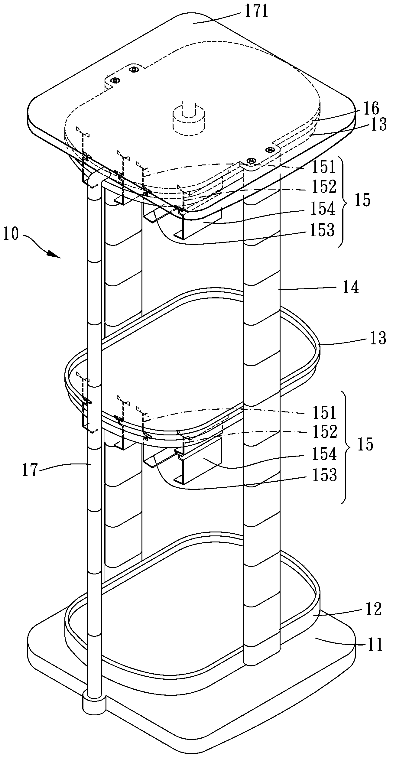 Boot frame structure
