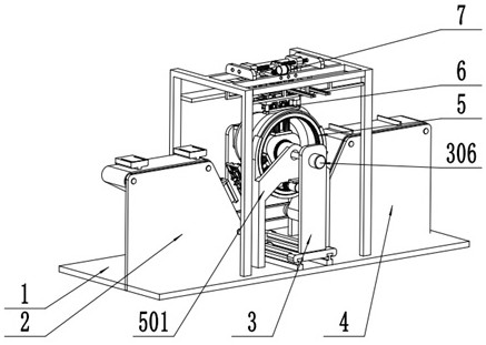 An automatic assembly device for a truck traction disc