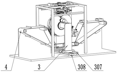 An automatic assembly device for a truck traction disc