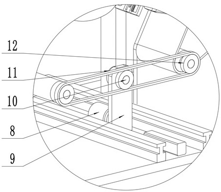 An automatic assembly device for a truck traction disc