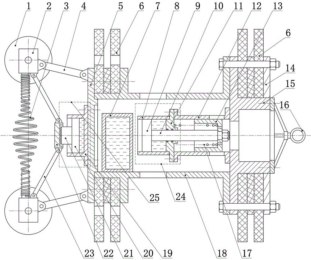 Hydraulic control bypass valve type speed governing pipe cleaning device