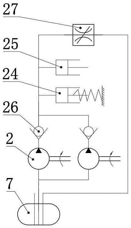 Hydraulic control bypass valve type speed governing pipe cleaning device