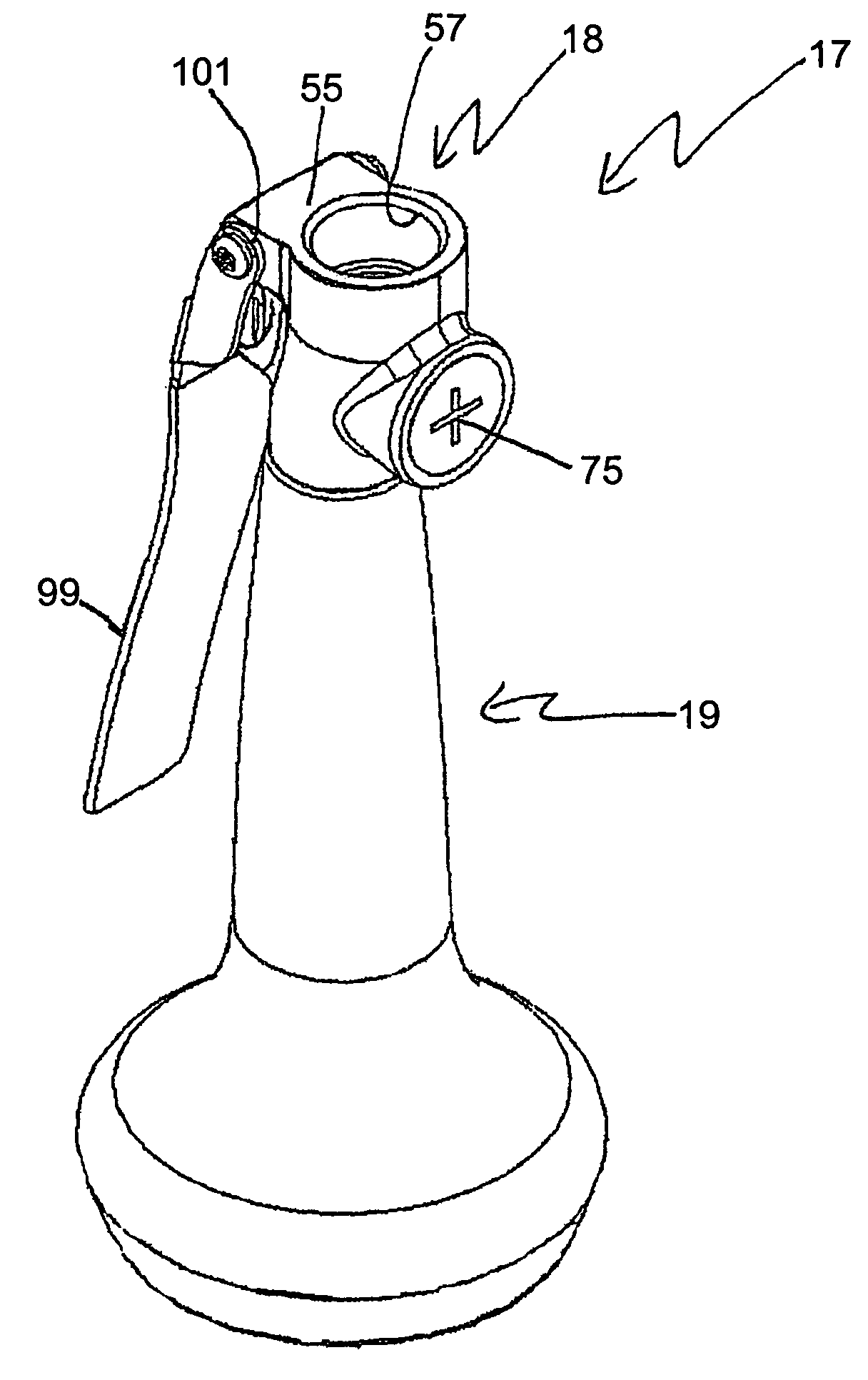 Pre-rinse unit spray valve mechanism