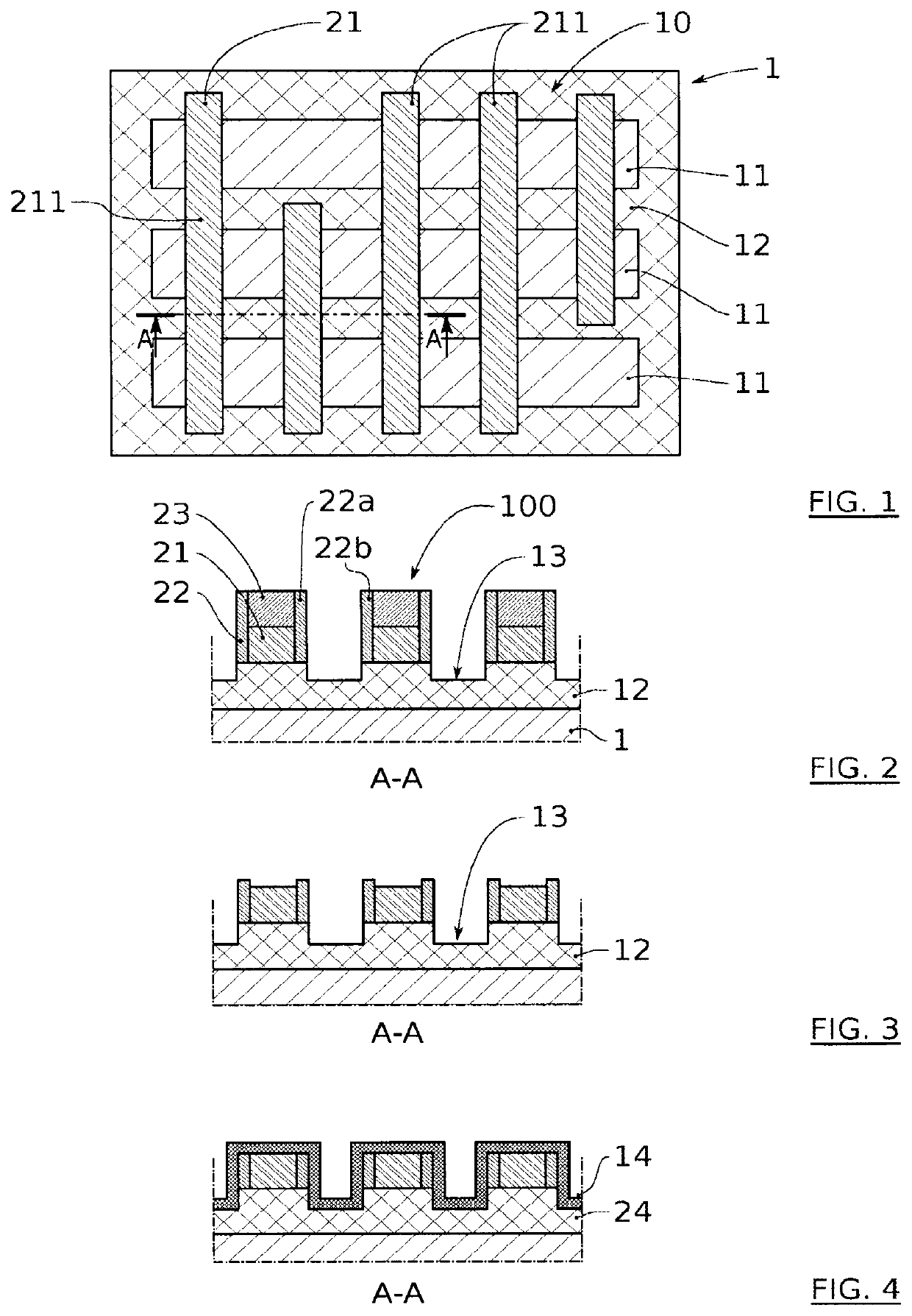 Method for producing a component by filling a cavity within an electrical isolation area with carbon-based material