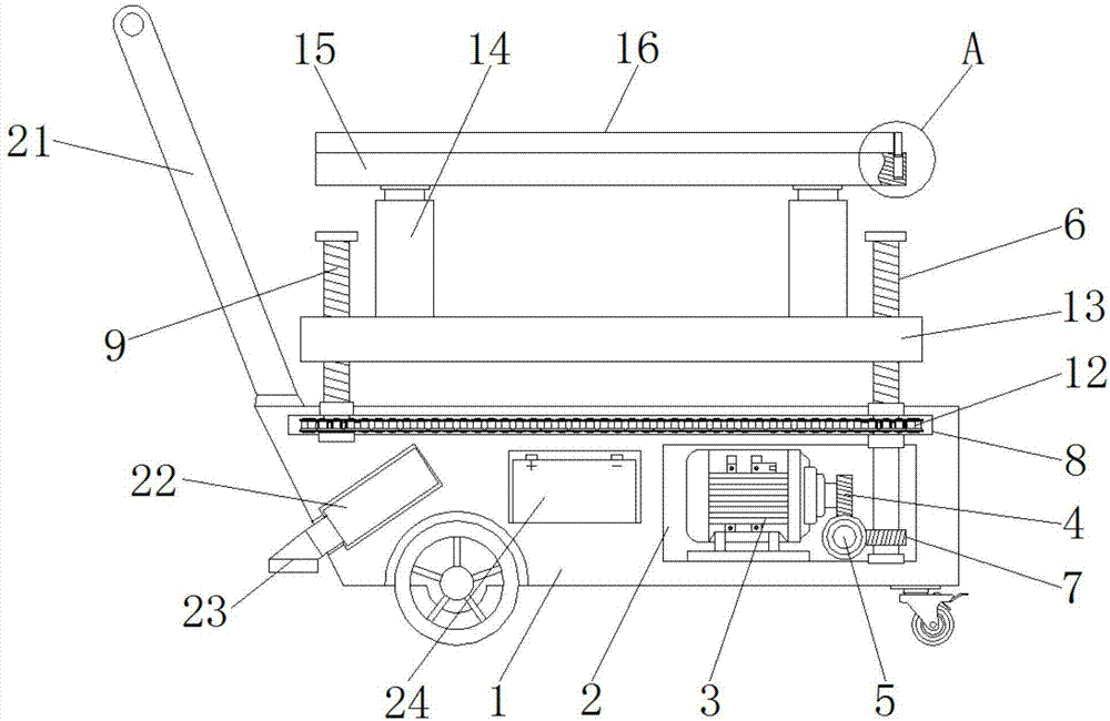 Container transportation lifting device