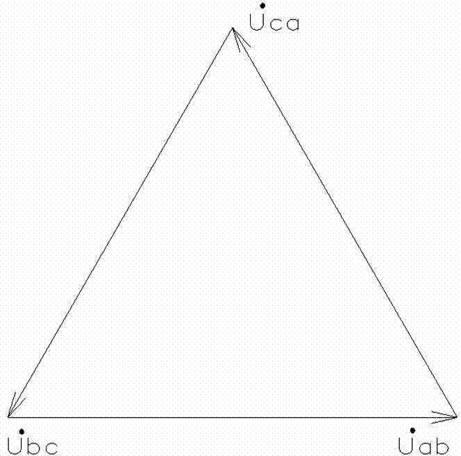 Distribution line single-phase break line judgment and positioning method based on line voltage vector criterion