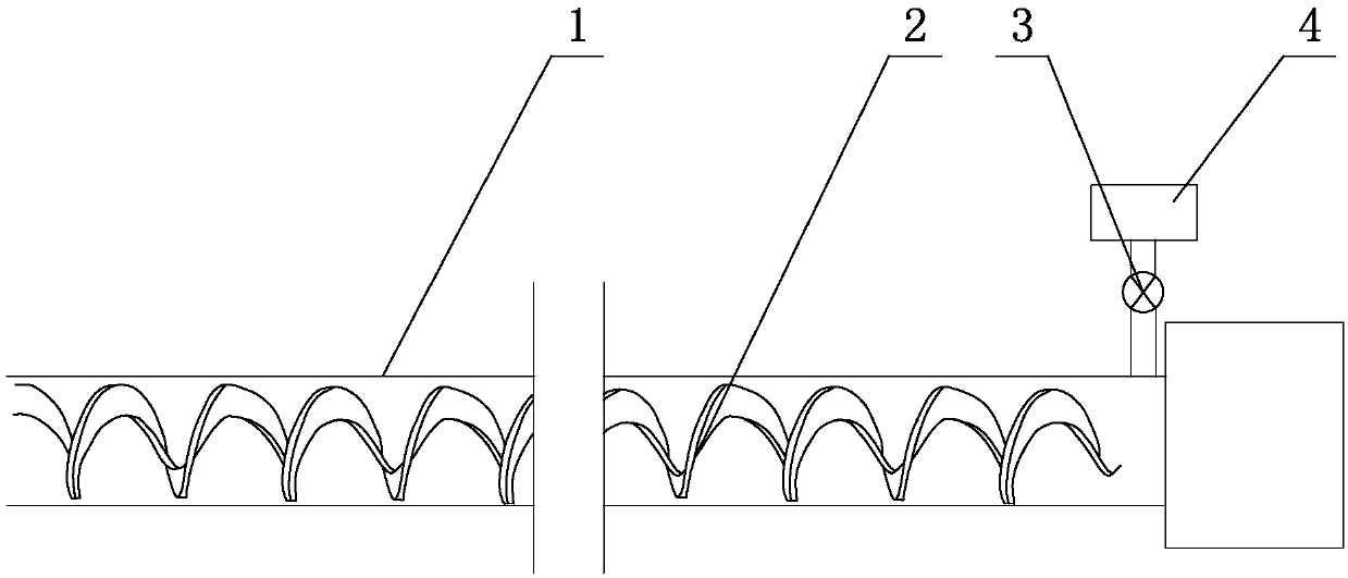 Crystal removal device in pipeline