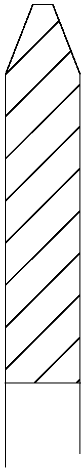 Crystal removal device in pipeline