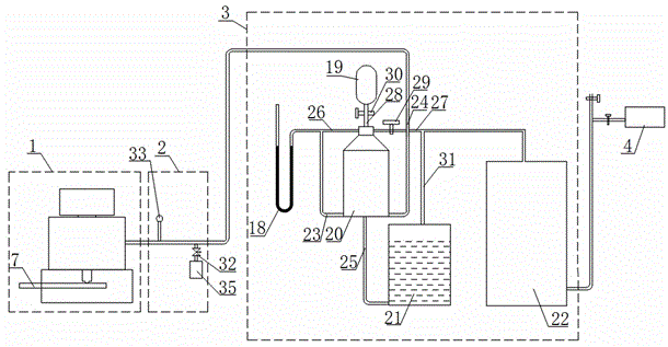 System and process for releasing and measuring fission gas of heavy-water reactor fuel elements