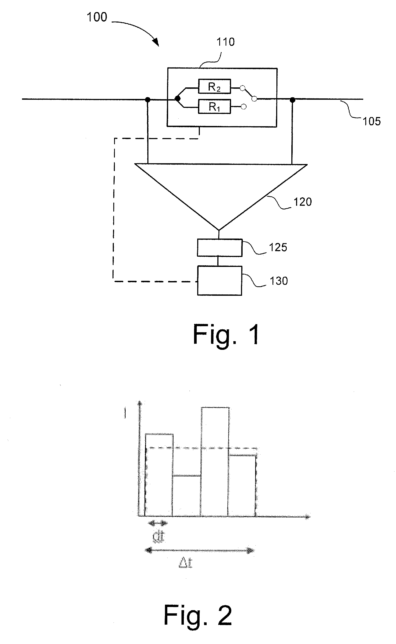 Device and method for securing an electric line with a controllable switching element