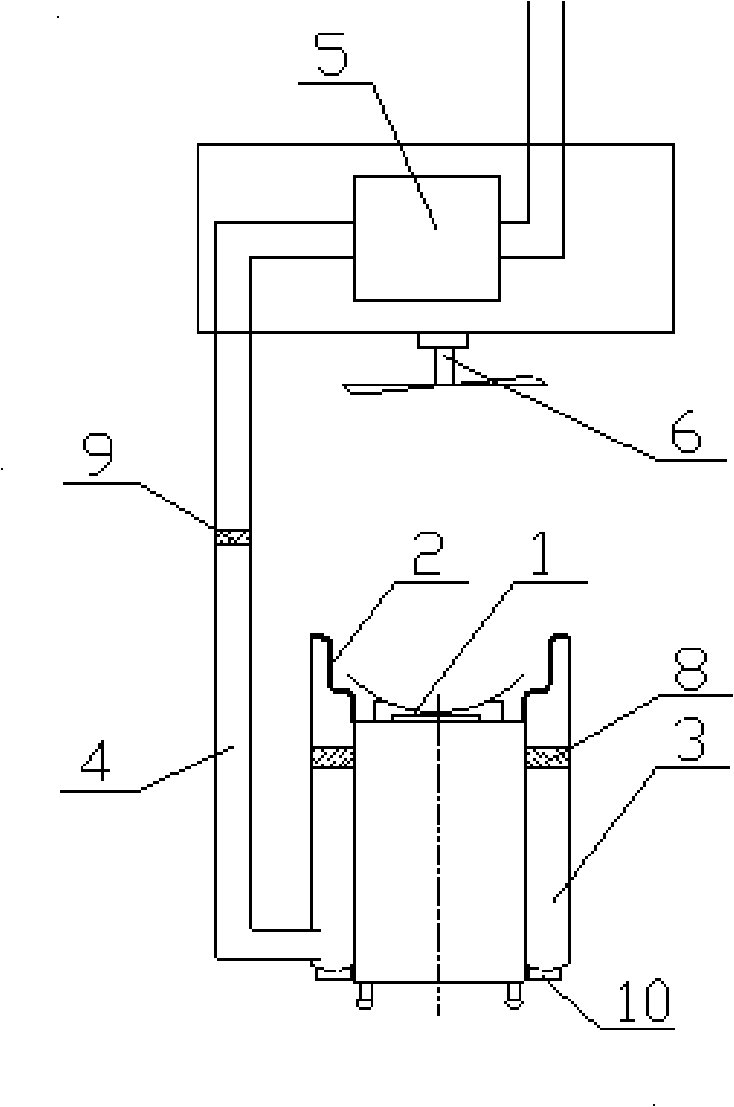 Method for manufacturing down draft type cooking fume exhauster and down draft type cooking fume exhauster