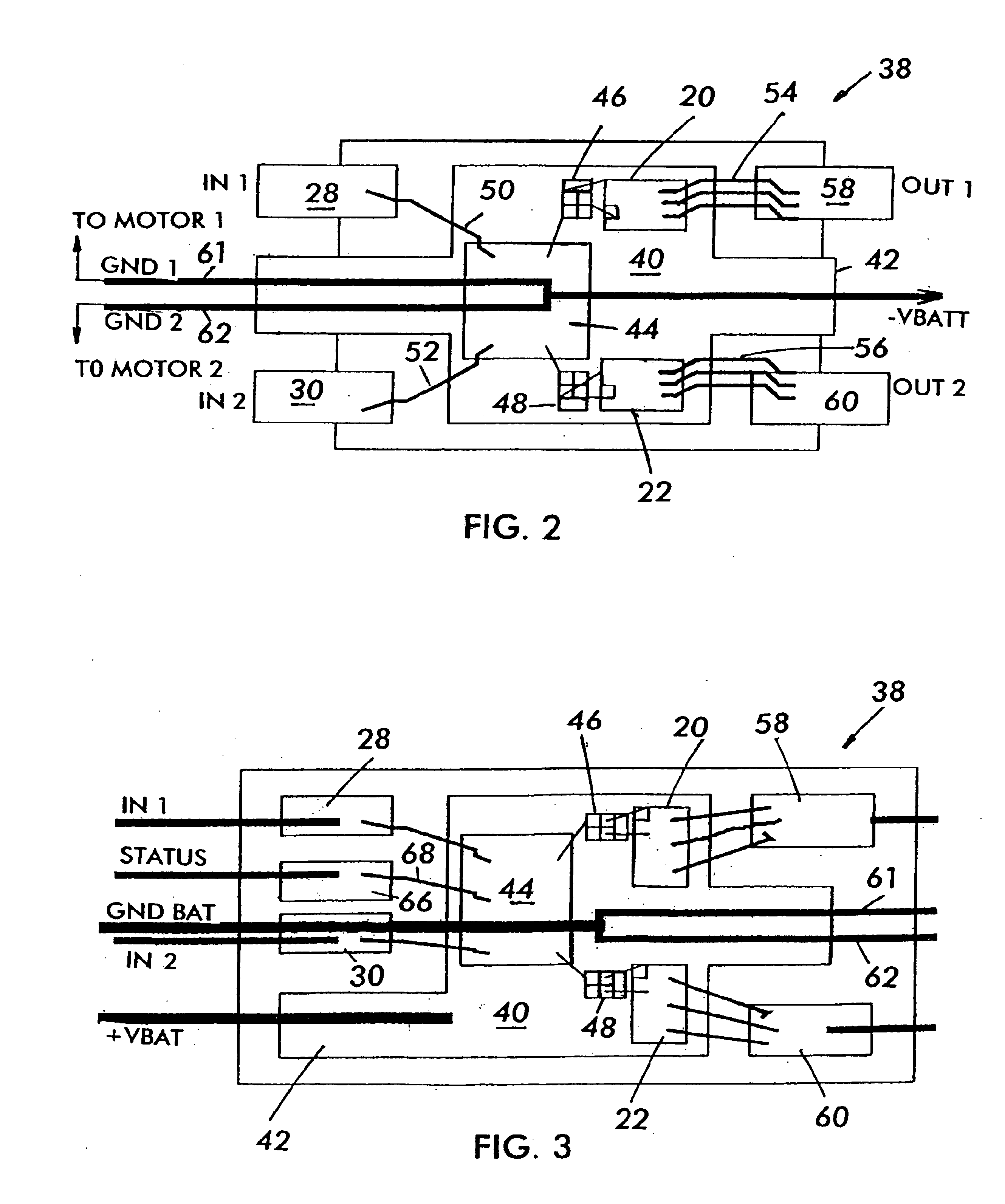 Fan control circuit and package