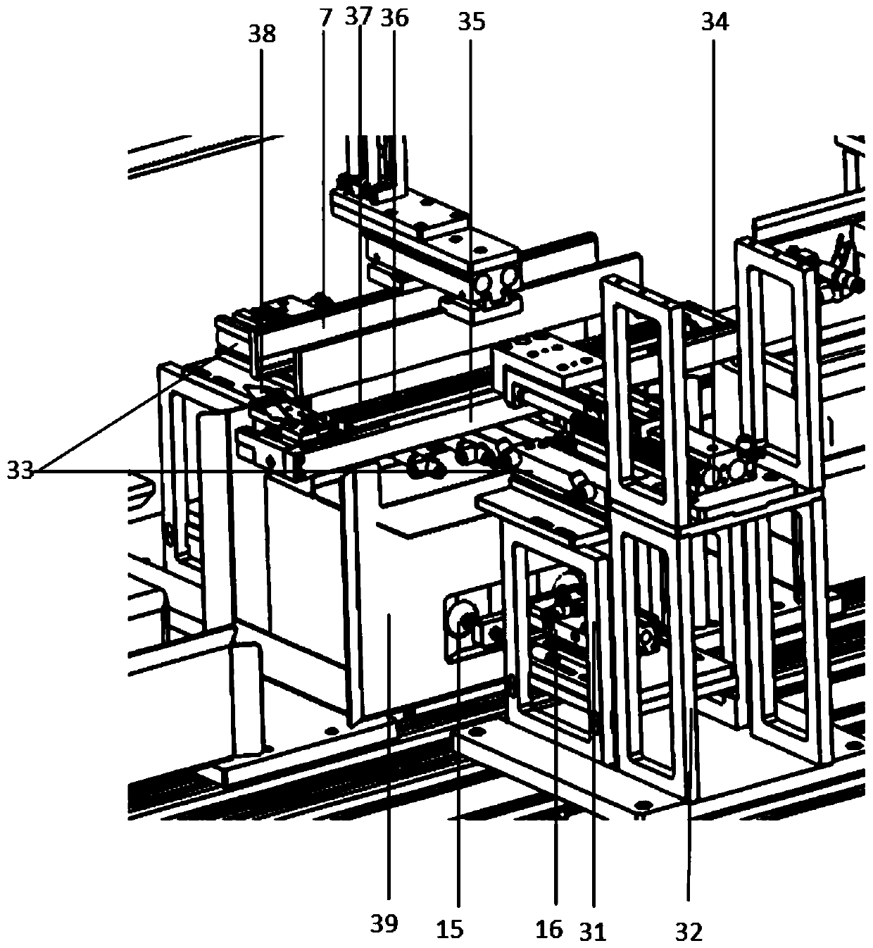 Silicon material automatic debagging machine