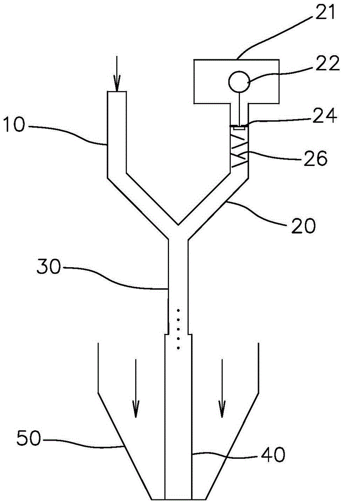 A device for mixing ore pulp with medicament and air