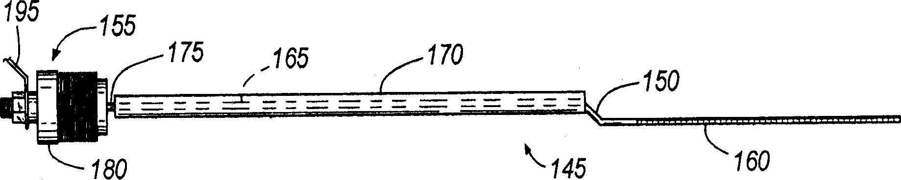 Water storage device having a powered anode