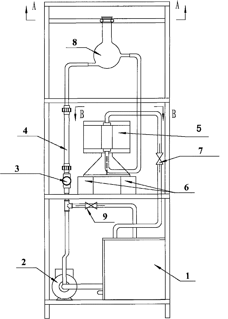 Sample detecting circulating water device with planktonic animal optical counting function