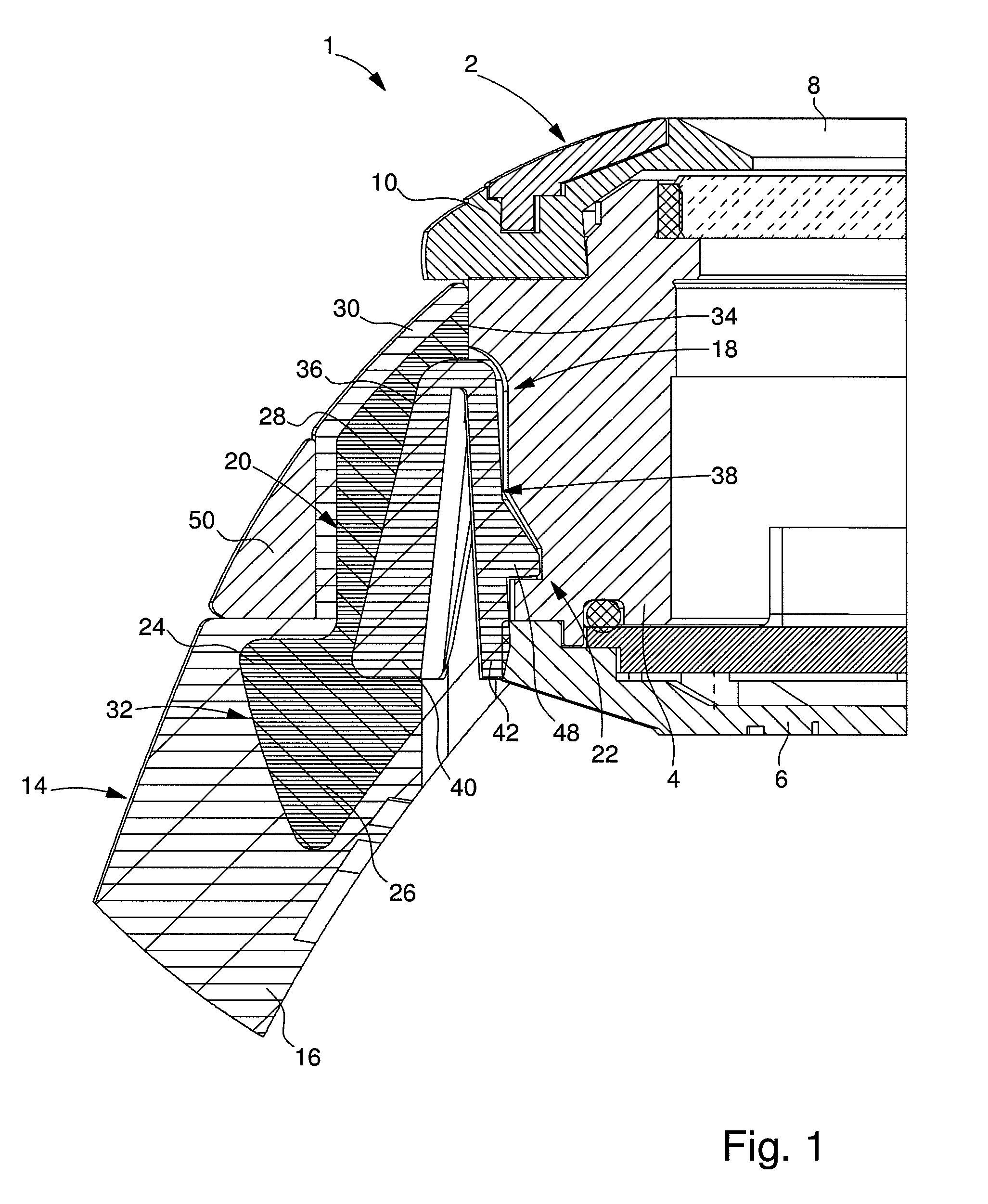 Portable object with an interchangeable bracelet or strap