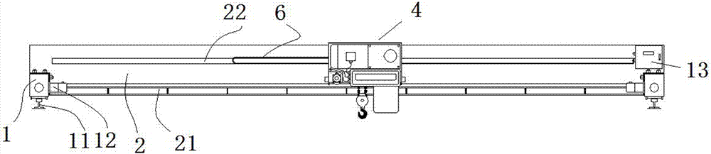 A Side Rail Type Single Girder Bridge Crane