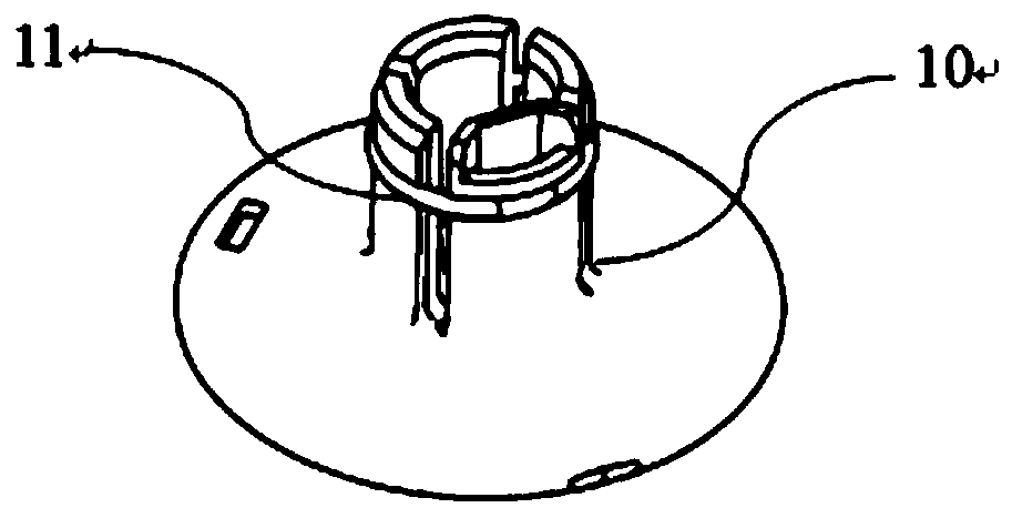 Assembling device suitable for C type retaining ring