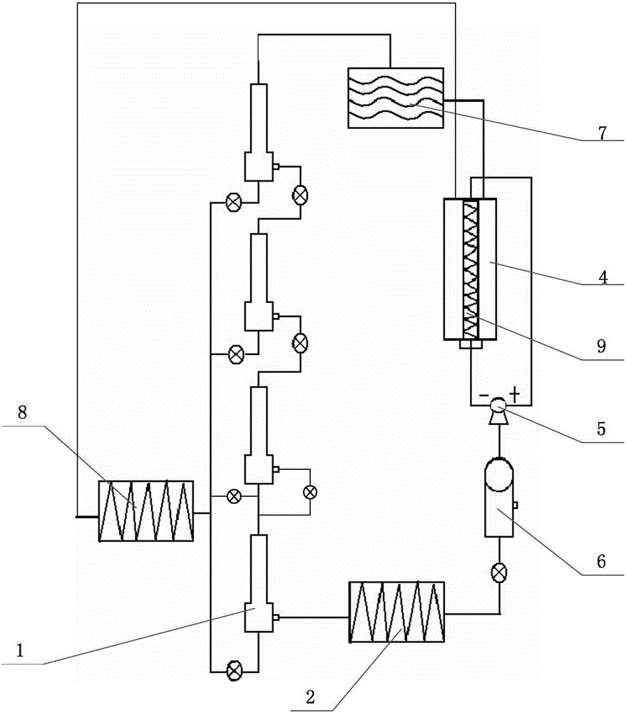 Manufacturing technology of multi-effect multi-stage vortex tube cold-hot dual-energy machine system