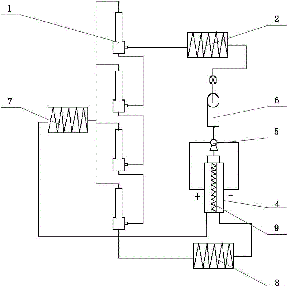 Manufacturing technology of multi-effect multi-stage vortex tube cold-hot dual-energy machine system