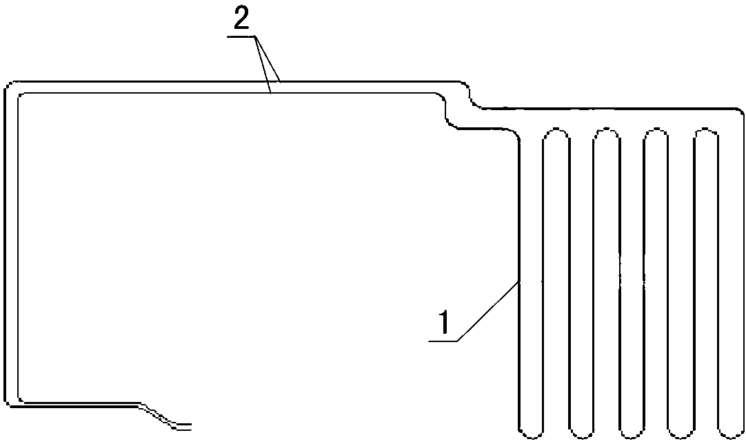 Construction method for ceiling radiant heating/cooling coil