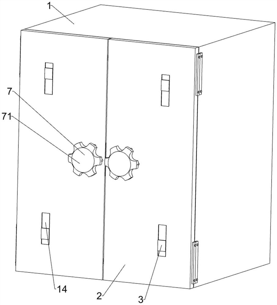 Reinforcing structure of confidential cabinet lock