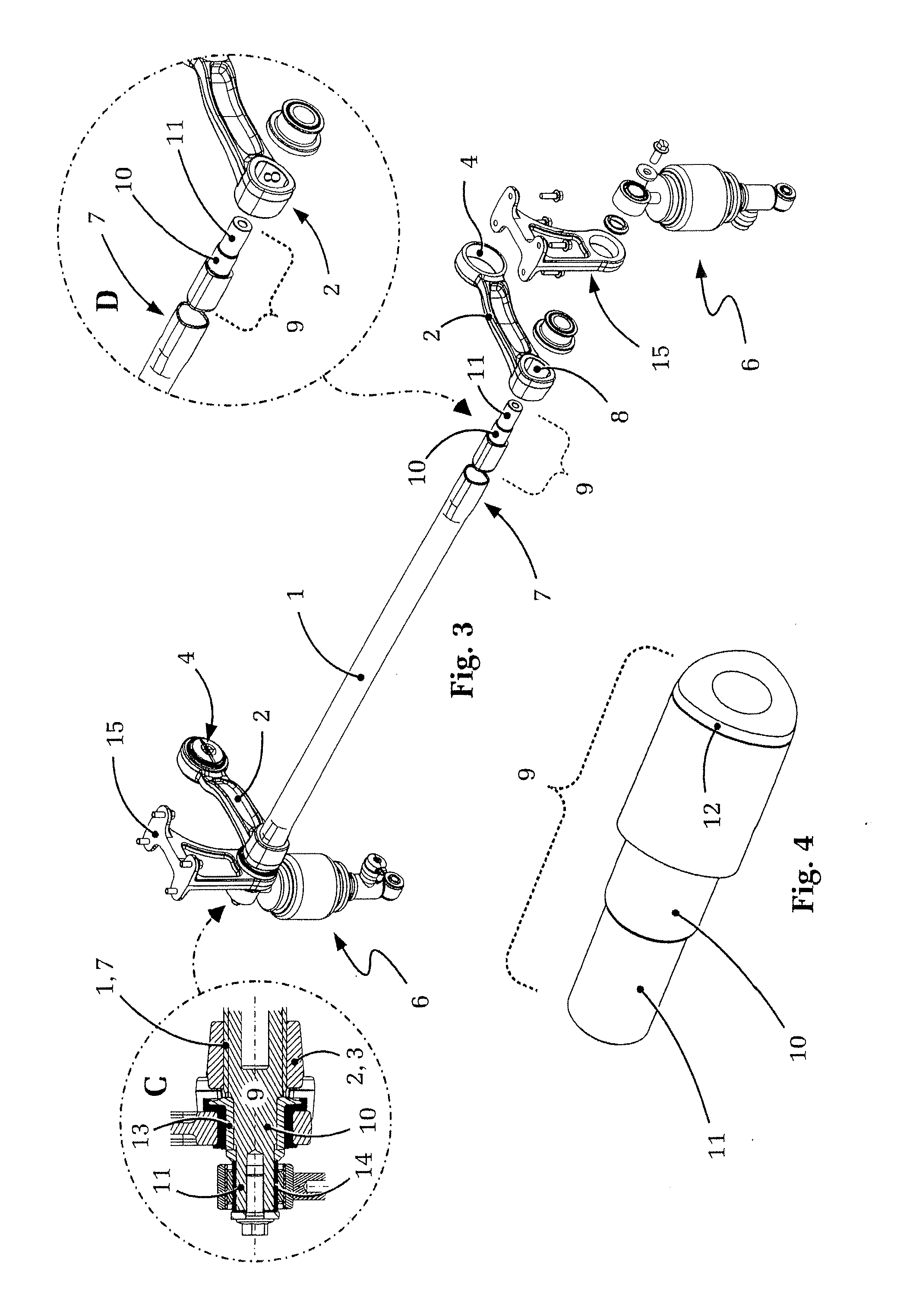 Hollow shaft connection device