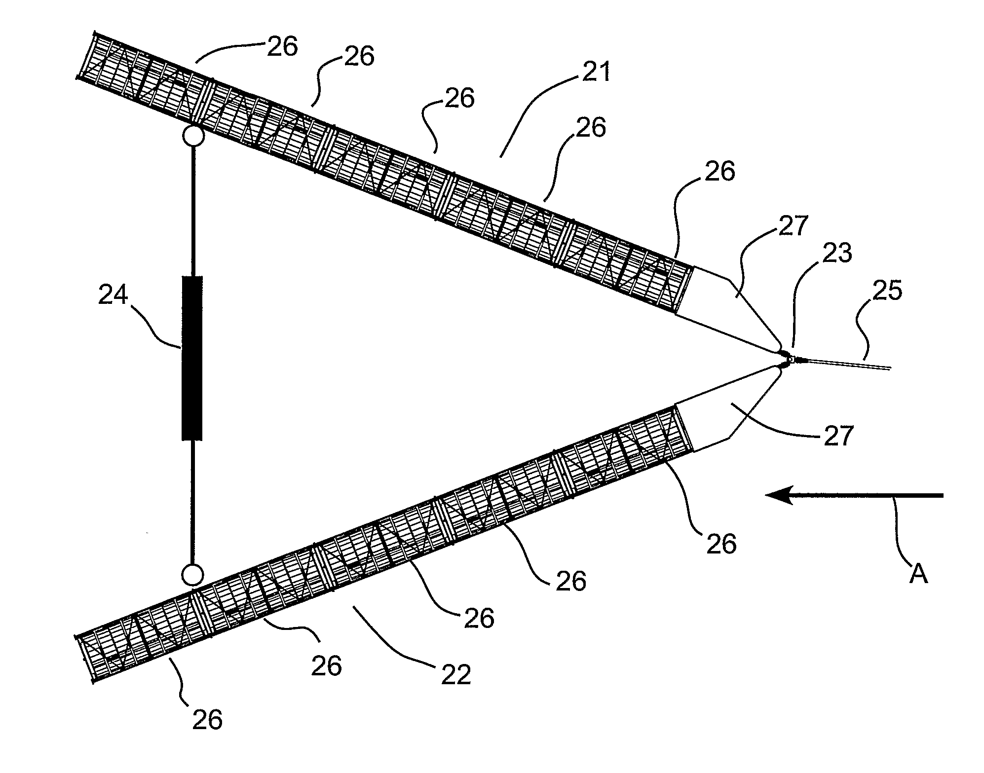 Device for converting wave energy into mechanical energy