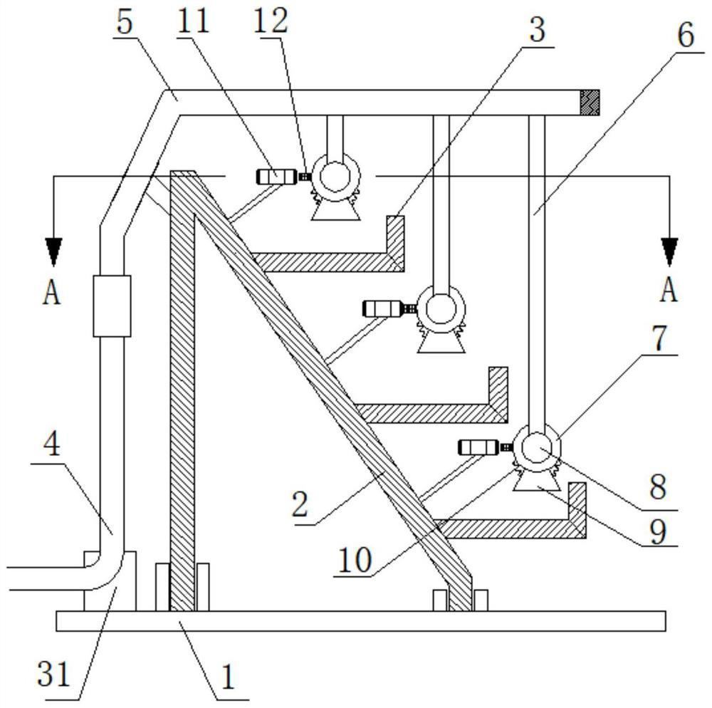 Stepped strawberry planting and irrigating device