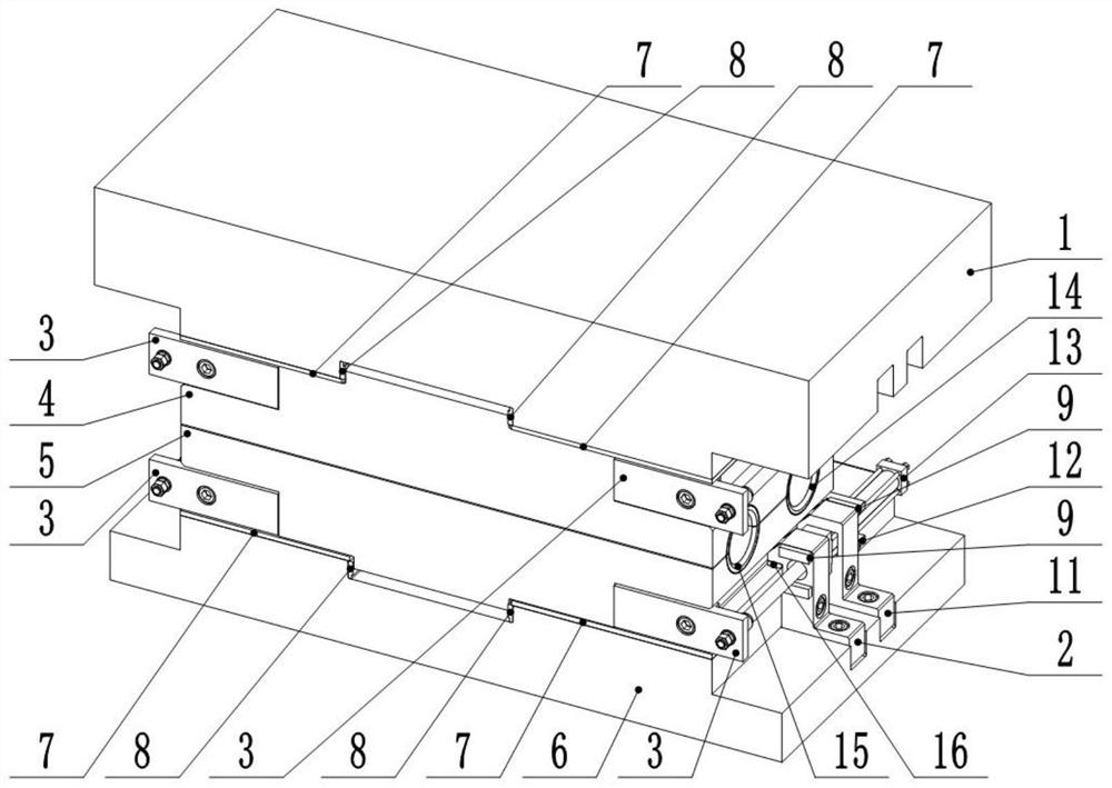 Double-station upsetting female die shifting device and using method