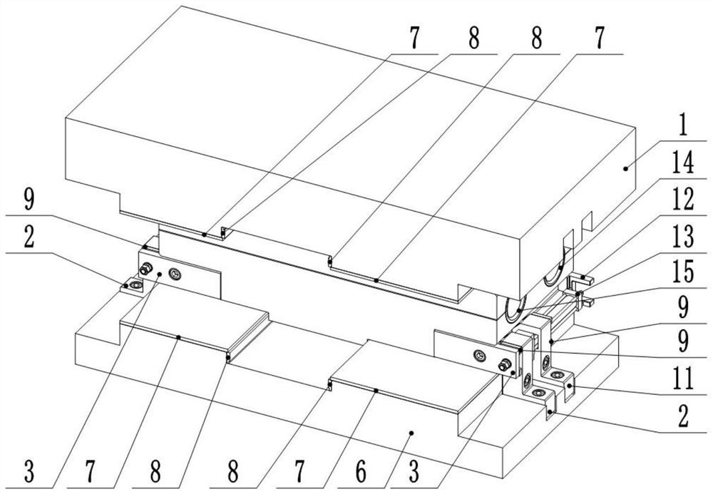 Double-station upsetting female die shifting device and using method