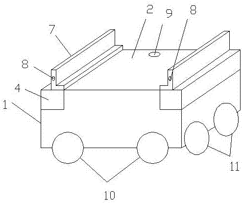 A laterally movable mold changing trolley and a mold changing method thereof