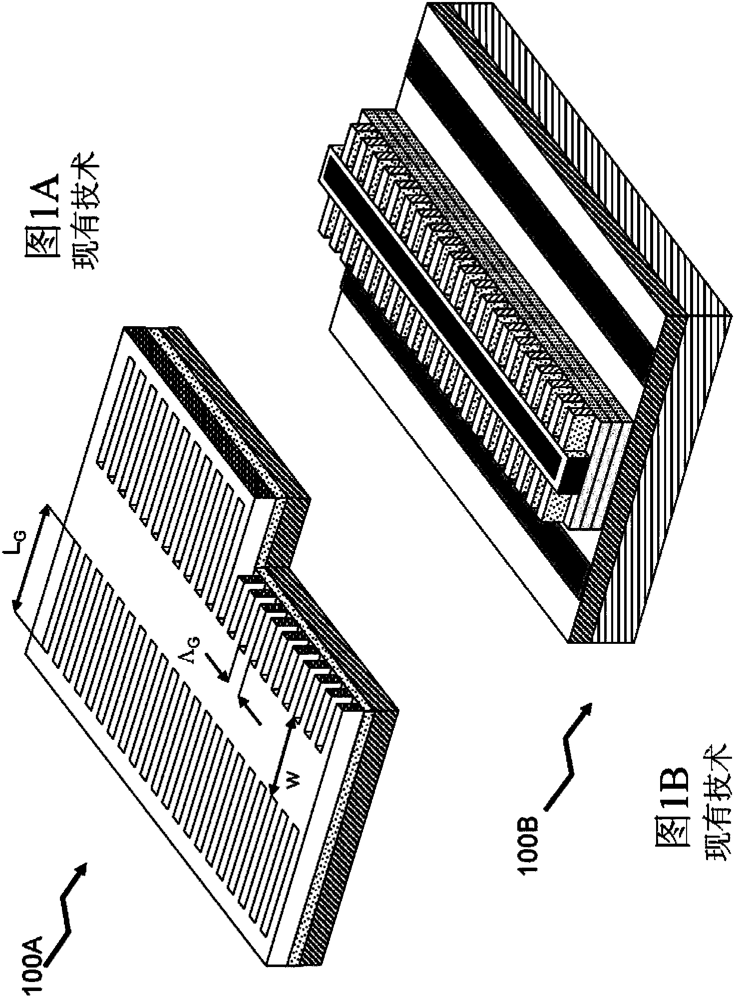 Vertically-coupled surface-etched grating DFB laser