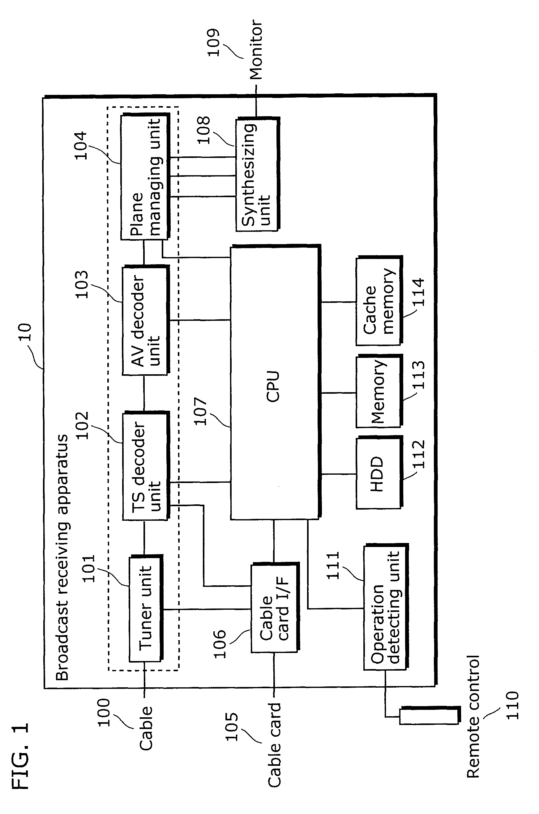 Broadcast receiving apparatus, and method and program for broadcast reception