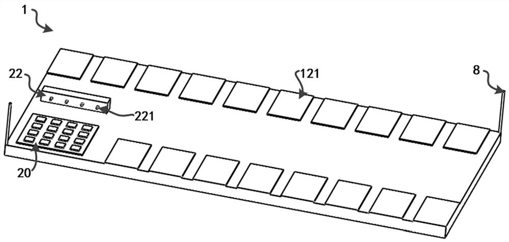 Mobile reverse alignment vehicle wireless charging system and public parking area thereof
