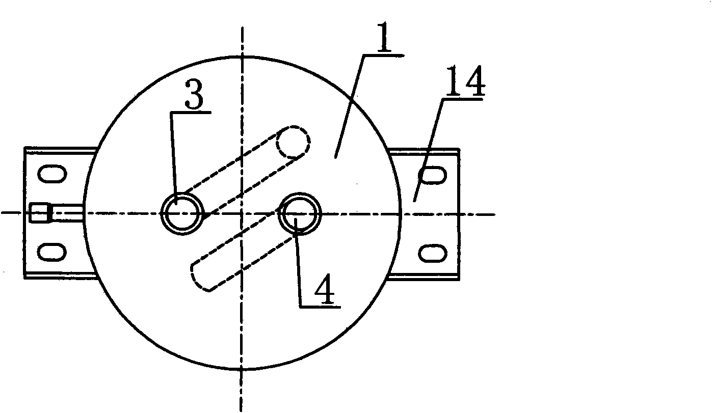 Oil-gas separator of refrigerating system