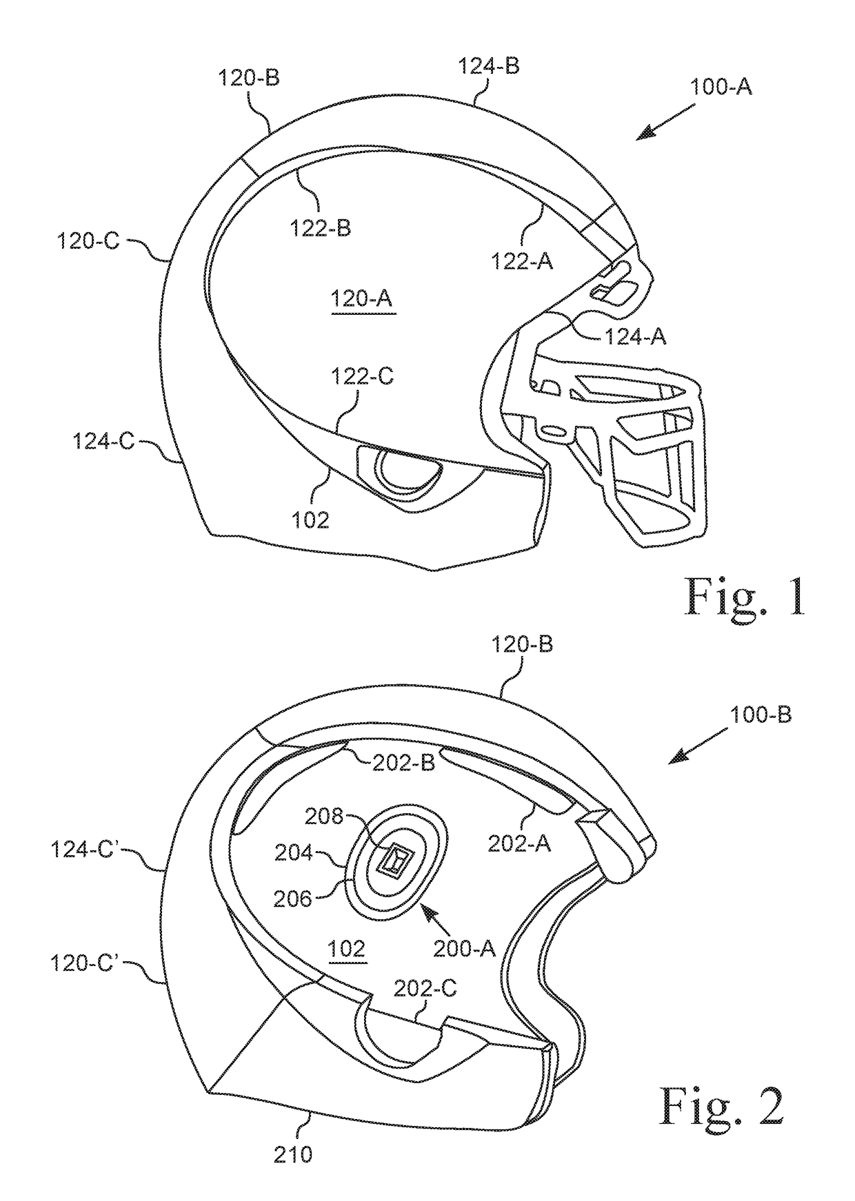 Helmet for tangential and direct impacts