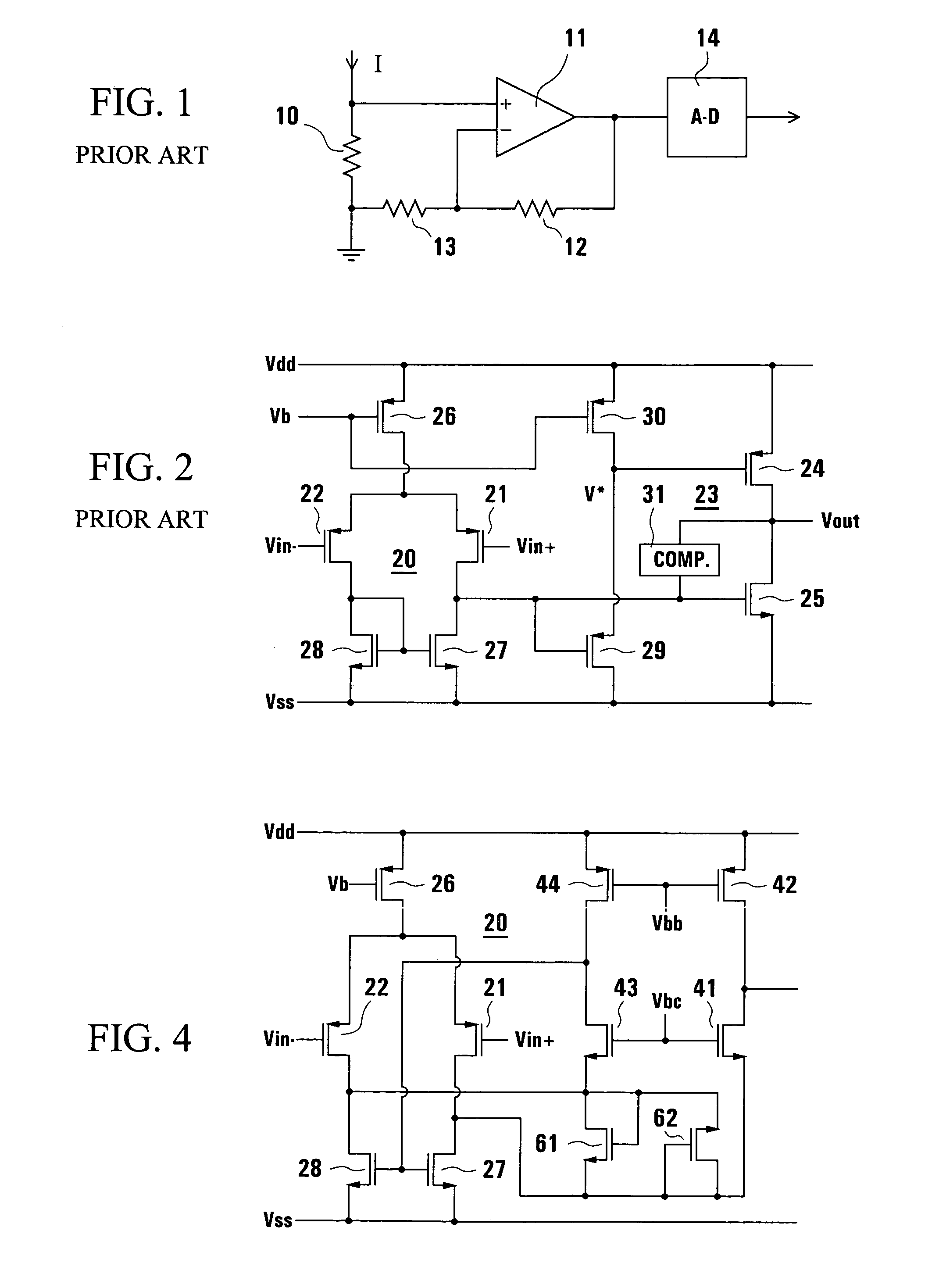 Class AB CMOS amplifiers