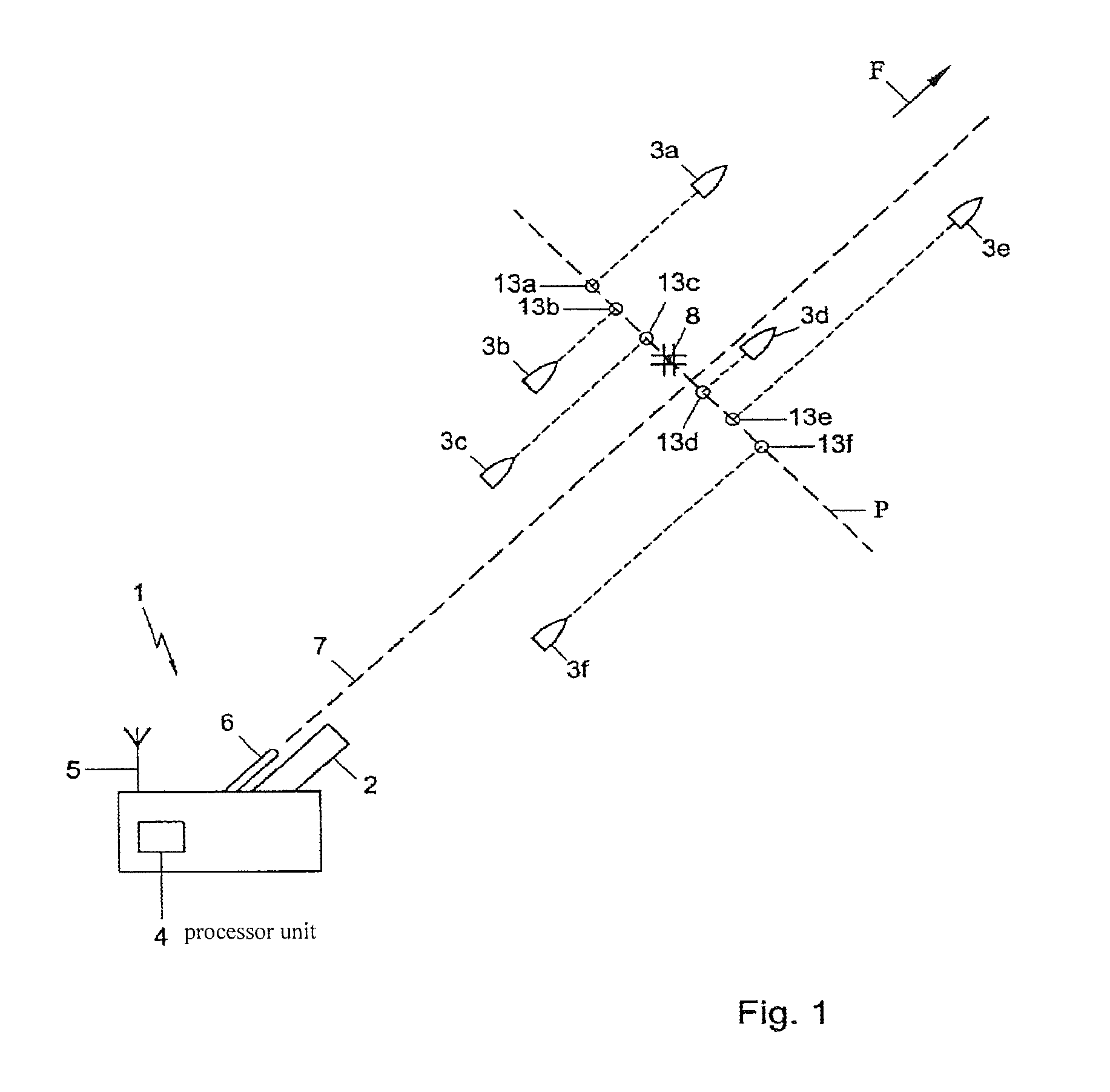Method of guiding a salvo of guided projectiles to a target, a system and a computer program product