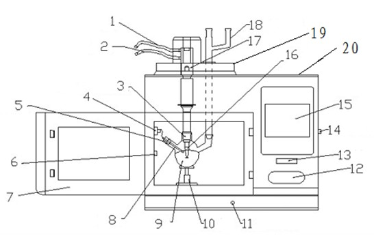 Method and device for preparing high-purity ammonium paratungstate by ultrasonic and microwave hydrothermal collaborative strengthening