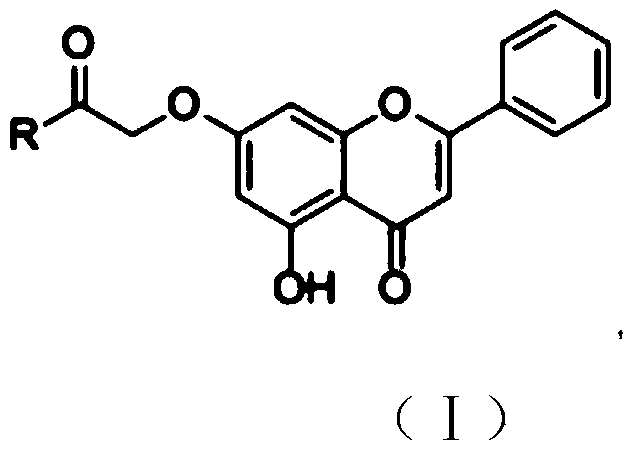 Chrysin amide derivative as well as preparation method and medical application thereof