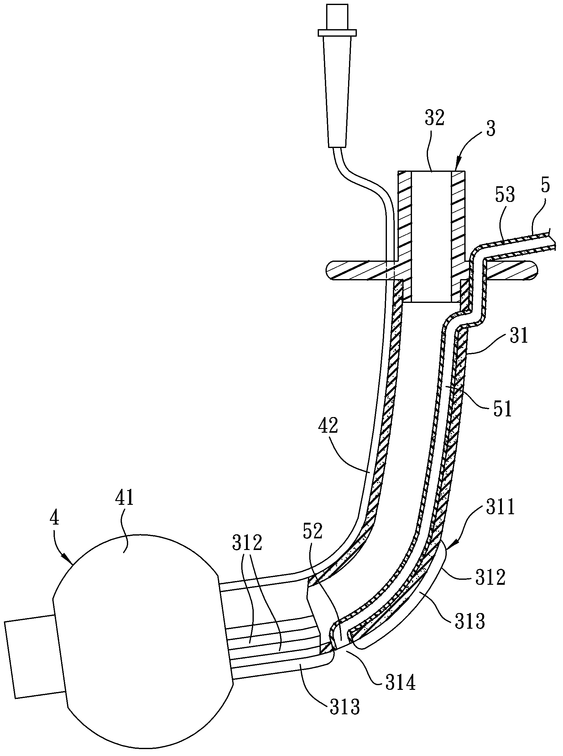 Tracheal tube for secretion removal