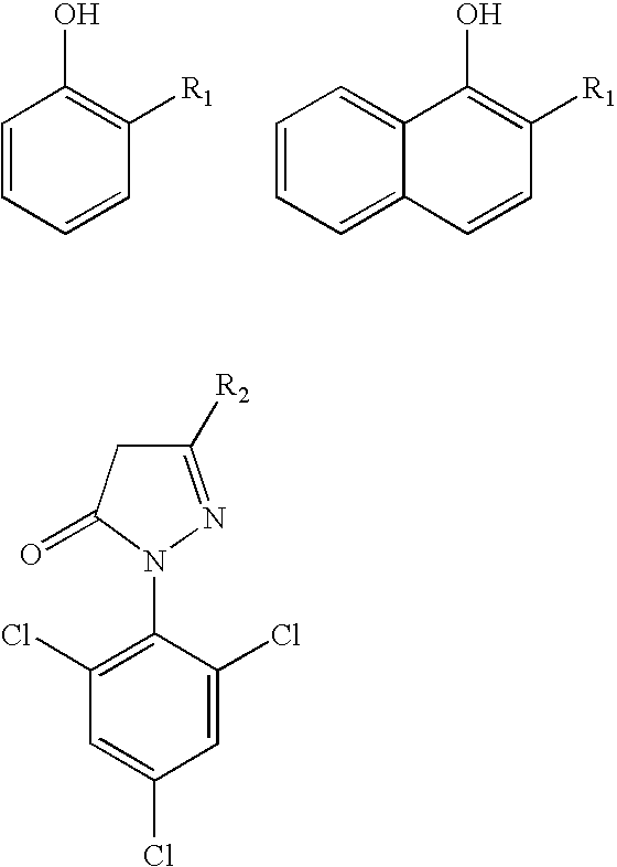 Azo coupling reactions of hydrophobic compounds